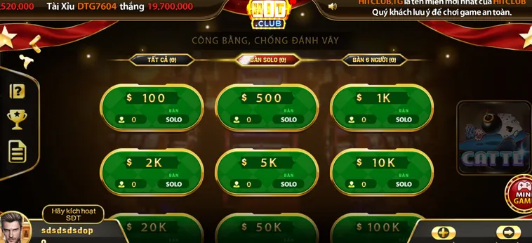 Catte Hitclub Game Bài Sáu Lá Đẳng Cấp Săn Thưởng Lớn Cho Bạn