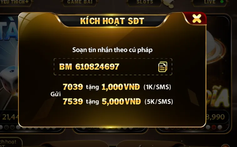 BẢO MẬT TỐI ĐA - Kích hoạt tài khoản bằng số điện thoại