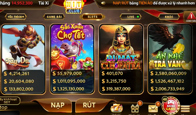 Bí Kíp Quay Hũ Luôn Thắng Tại Nổ Hũ Hitclub Và Cách Săn Jackpot Đỉnh Cao