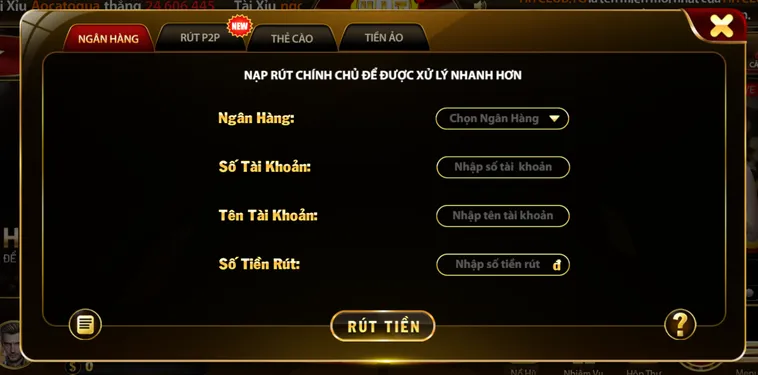 Quy Trình Rút tiền Hitclub Siêu Tốc Để Tận Hưởng Thành Quả Chiến Thắng Ngay Lập Tức